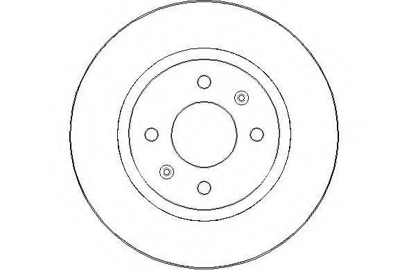 NATIONAL NBD1687 гальмівний диск