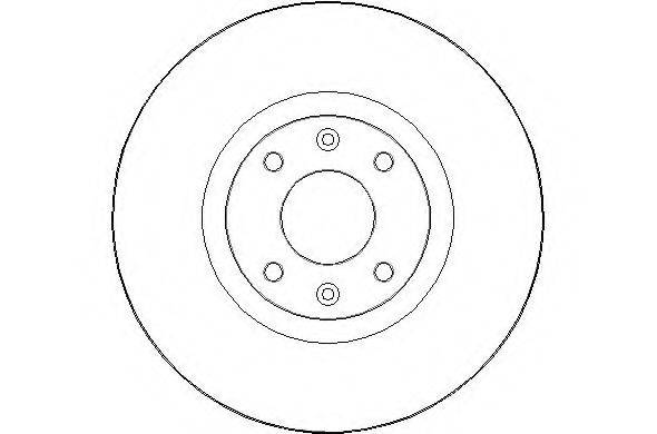 NATIONAL NBD1713 гальмівний диск