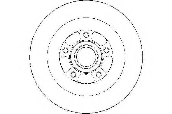 NATIONAL NBD1772 гальмівний диск