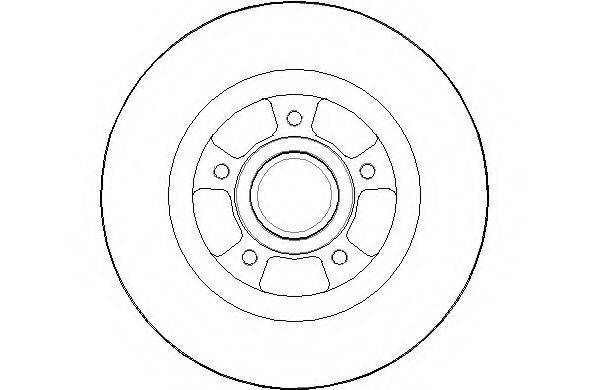 NATIONAL NBD1773 гальмівний диск