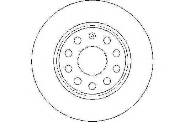 NATIONAL NBD1793 гальмівний диск