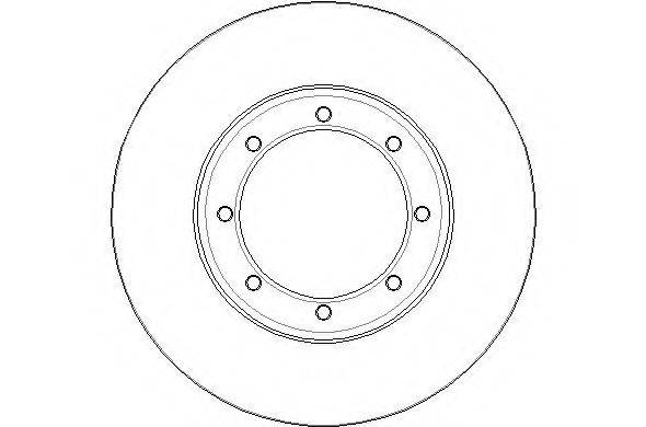 NATIONAL NBD1836 гальмівний диск