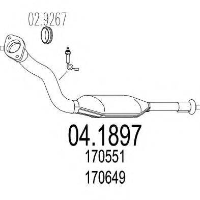MTS 041897 Каталізатор