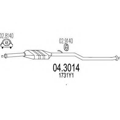 MTS 043014 Каталізатор