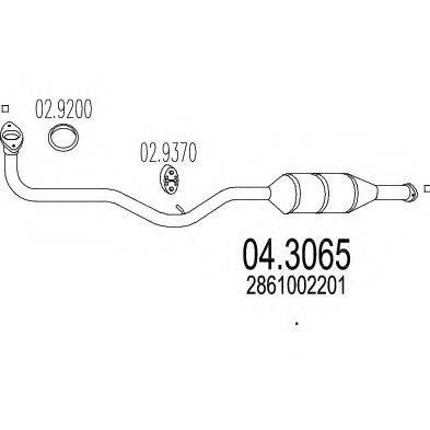 MTS 043065 Каталізатор