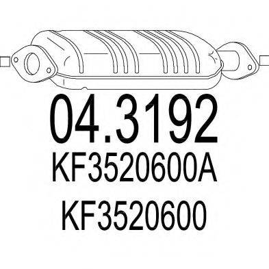 MTS 043192 Каталізатор