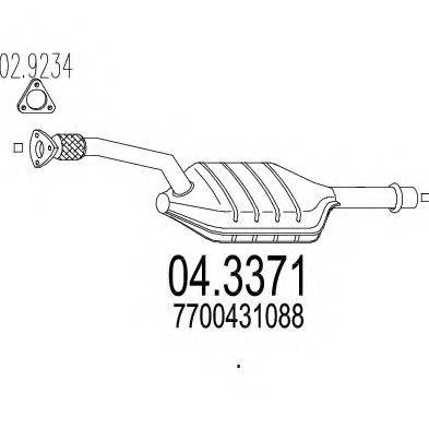 MTS 043371 Каталізатор