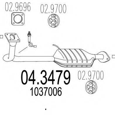 MTS 043479 Каталізатор