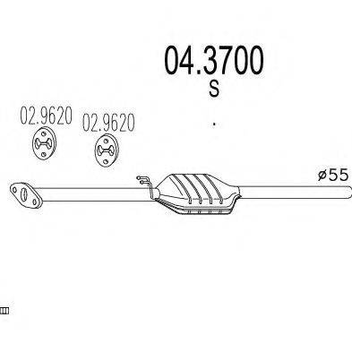 MTS 043700 Каталізатор