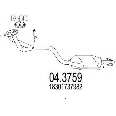 MTS 043759 Каталізатор