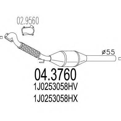 MTS 043760 Каталізатор