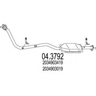 MTS 043792 Каталізатор