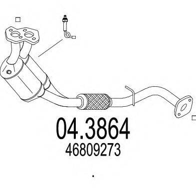 MTS 043864 Каталізатор