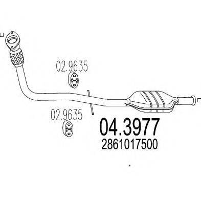 MTS 043977 Каталізатор