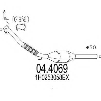 MTS 044069 Каталізатор