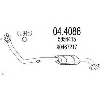 MTS 044086 Каталізатор