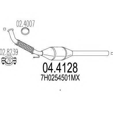 MTS 044128 Каталізатор