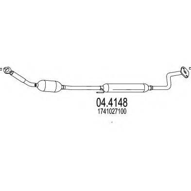 MTS 044148 Каталізатор