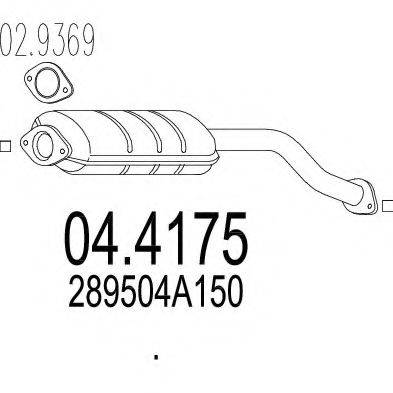 MTS 044175 Каталізатор