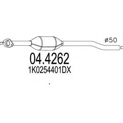 MTS 044262 Каталізатор