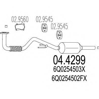 MTS 044299 Каталізатор