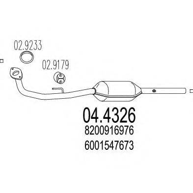 MTS 044326 Каталізатор