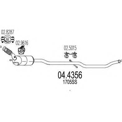 MTS 044356 Каталізатор