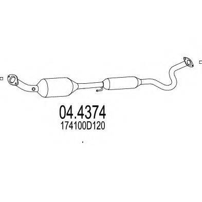 MTS 044374 Каталізатор