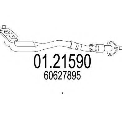 MTS 0121590 Труба вихлопного газу
