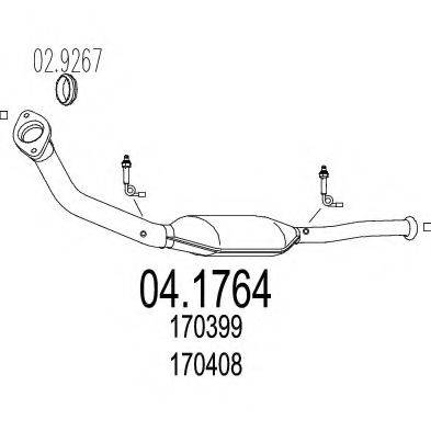 MTS 041764 Каталізатор