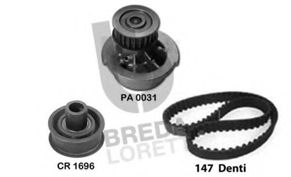 BREDA LORETT KPA0139A Водяний насос + комплект зубчастого ременя