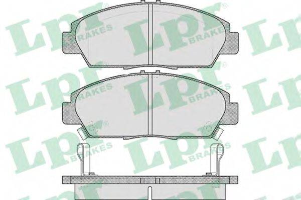 LPR 05P567 Комплект гальмівних колодок, дискове гальмо