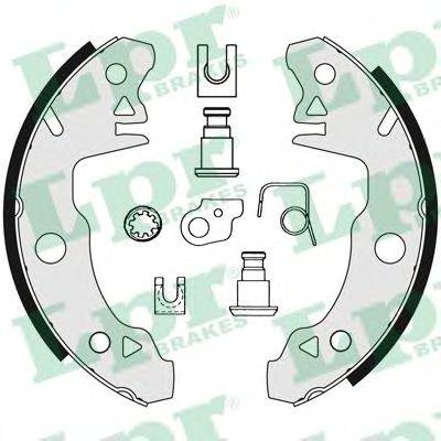 LPR 06000 Комплект гальмівних колодок