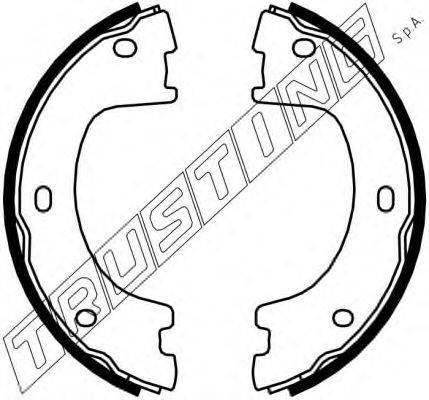 TRUSTING 052136 Комплект гальмівних колодок, стоянкова гальмівна система
