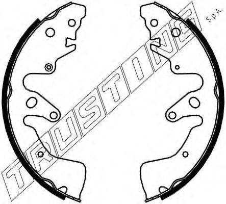 TRUSTING 111251 Комплект гальмівних колодок
