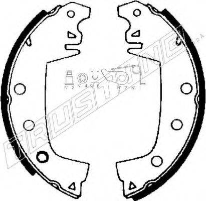 TRUSTING 7420 Комплект гальмівних колодок