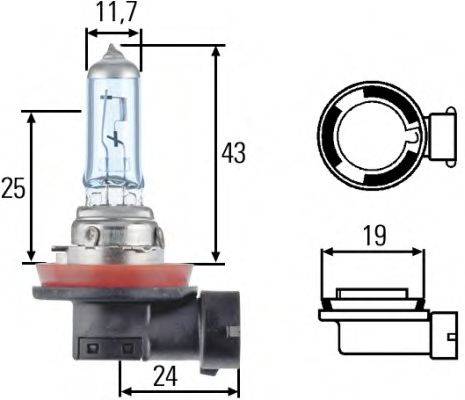 HELLA 8GH008356121 Лампа розжарювання, фара далекого світла; Лампа розжарювання, основна фара; Лампа розжарювання, протитуманна фара; Лампа розжарювання, вогні стоянки / габаритні ліхтарі; Лампа розжарювання; Лампа розжарювання, основна фара; Лампа розжарювання, фара з авт. системою стабілізації; Лампа розжарювання, фара денного освітлення