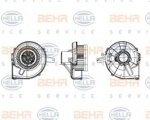 HELLA 8EW009157121 Вентилятор салону