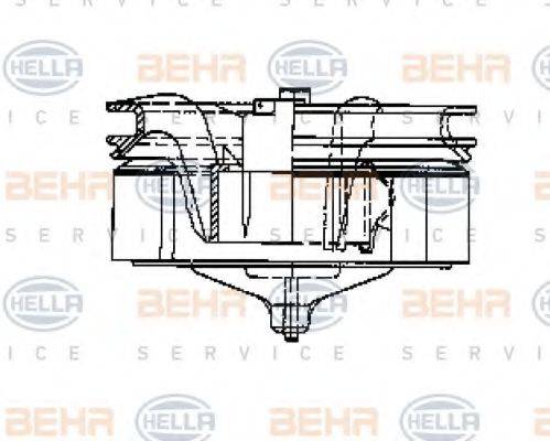 HELLA 8EW009158011 Вентилятор салону