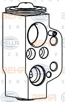 HELLA 8UW351234561 Розширювальний клапан, кондиціонер