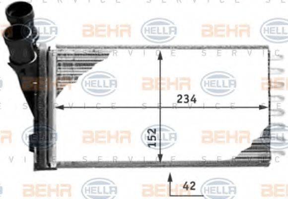 HELLA 8FH351311281 Теплообмінник, опалення салону