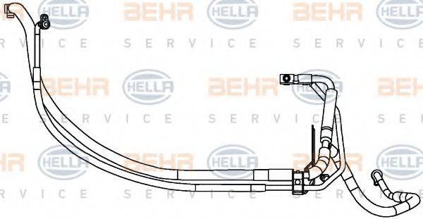 HELLA 9GS351337681 Трубопровід високого/низкого тиску, кондиціонер