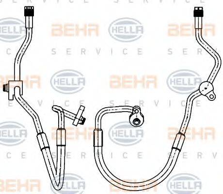 HELLA 9GS351338591 Трубопровід високого тиску, кондиціонер