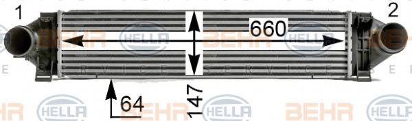 HELLA 8ML376700121 Інтеркулер