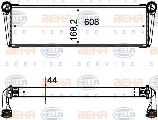 HELLA 8MK376756541 Радіатор, охолодження двигуна