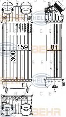 HELLA 8ML376822231 Інтеркулер