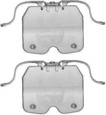 HELLA 8DZ355201431 комплект приладдя, гальмівний супорт