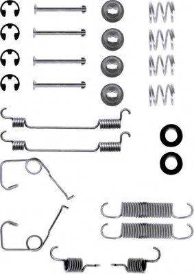 HELLA 8DZ355200211 Комплектуючі, гальмівна колодка