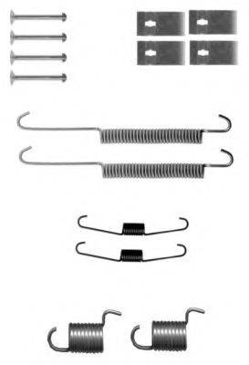 HELLA 8DZ355200771 Комплектуючі, гальмівна колодка