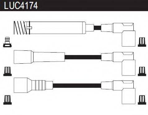 LUCAS ELECTRICAL LUC4174 Комплект дротів запалювання